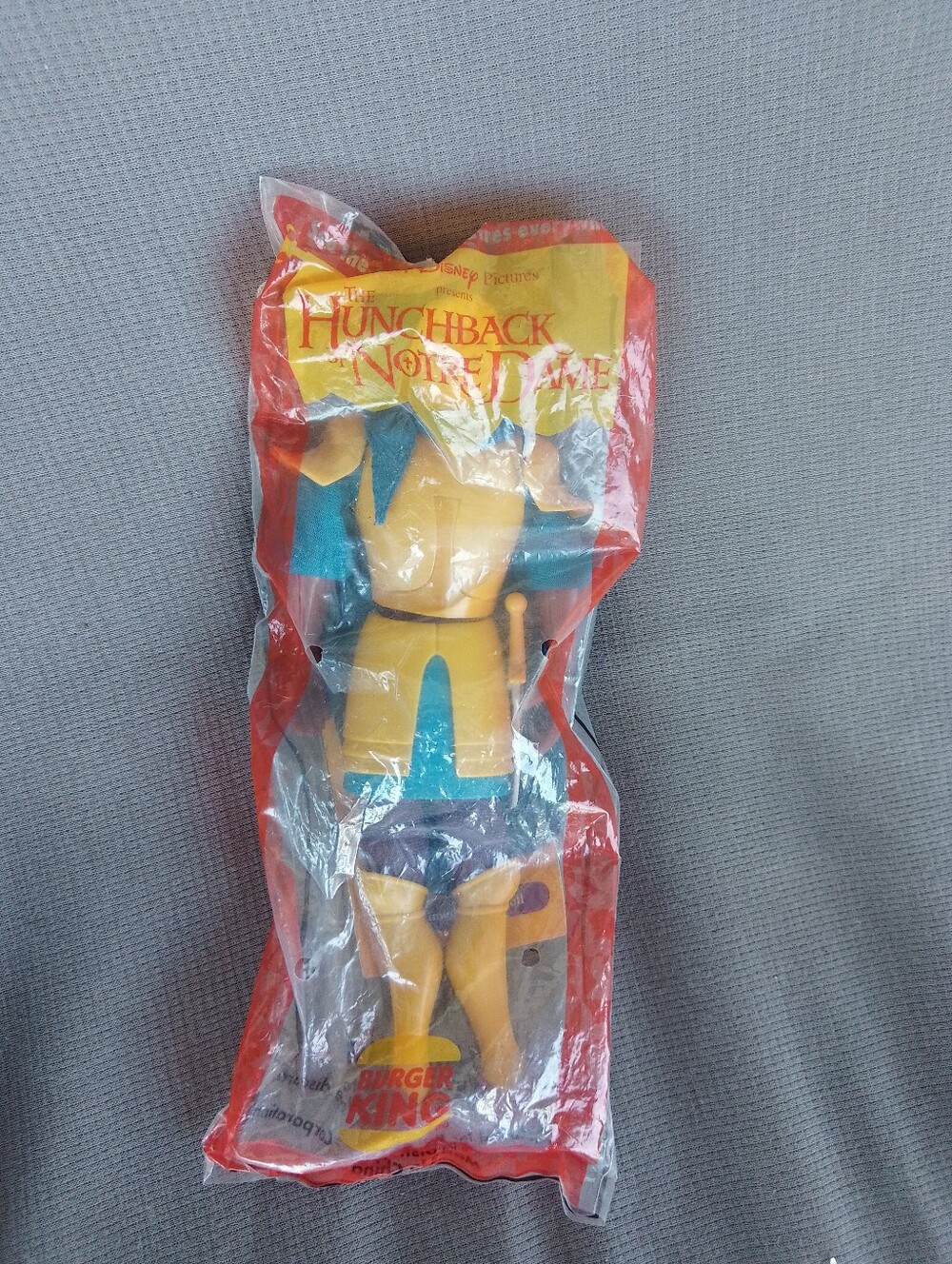 Hunchback Of Notre Dame Burger King Toy